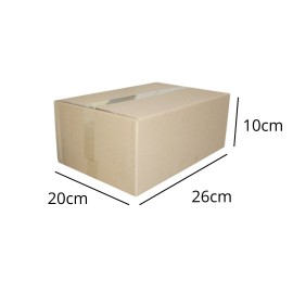 CAIXA DE PAPELO 20X26X10 SEDEX PARA E-COMMERCE NOVA